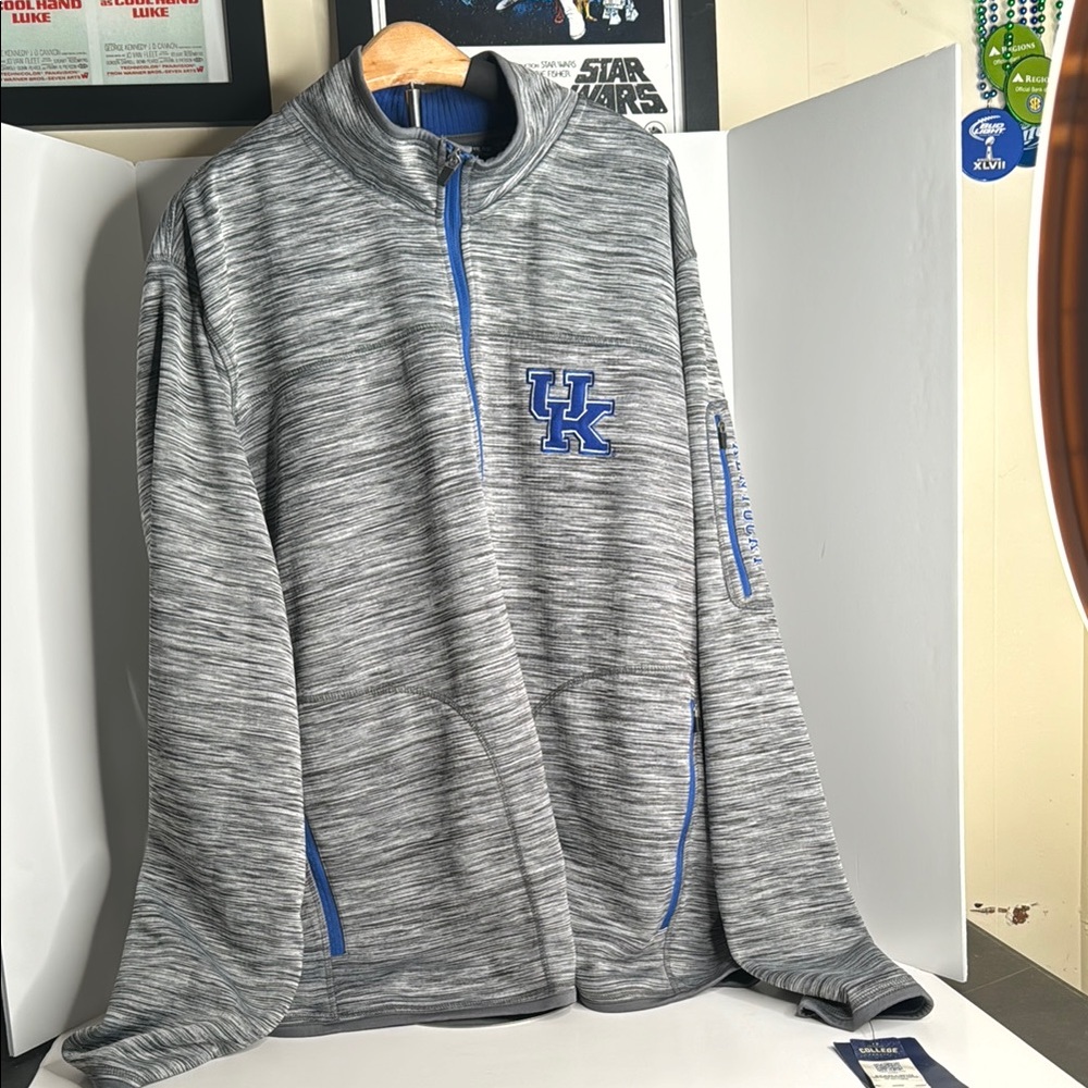 University of Kentucky Wildcats LS 1/4 zip men’s XXL GIII sports Carl Banks